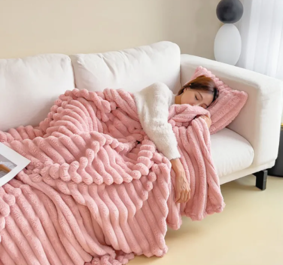 Soft Wind Bubble Velvet Blanket - My Store