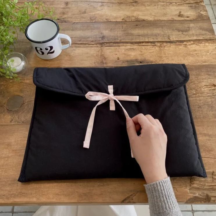 Women's Ballet Style Bow Quilted Computer Bag - My Store