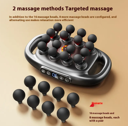 Deep Tissue Muscle Massage Gun, 8/16 Heads - My Store