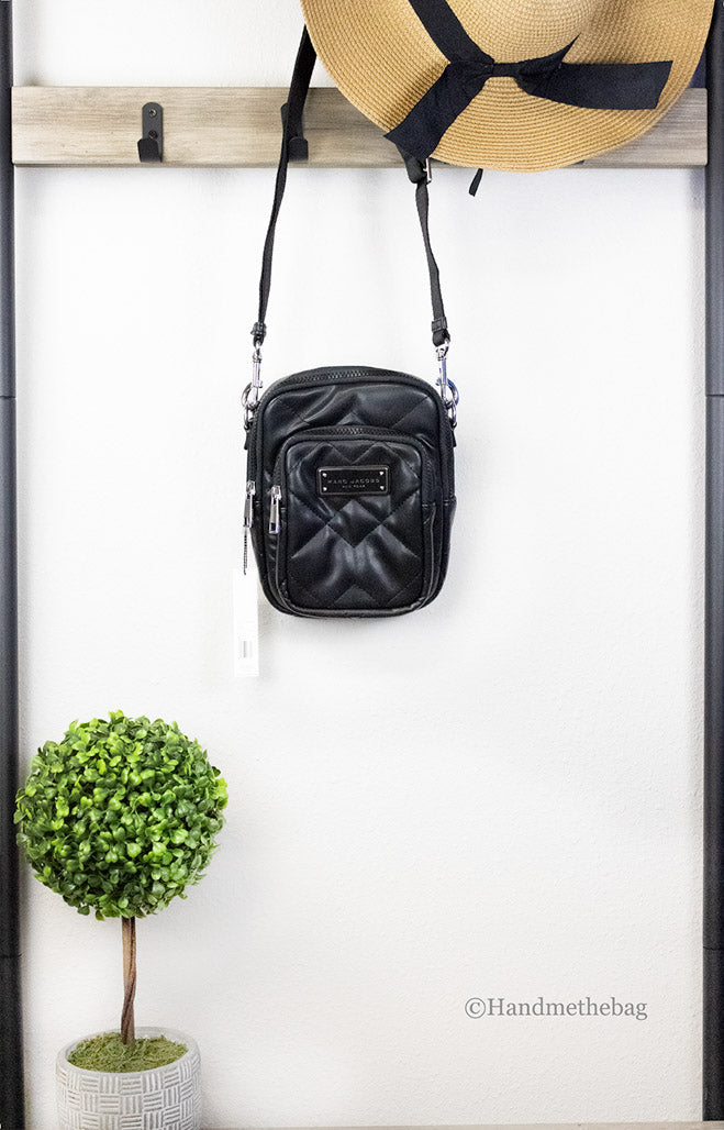 Marc Jacobs Pillow Small Black Quilted Leather Crossbody Bag - My Store