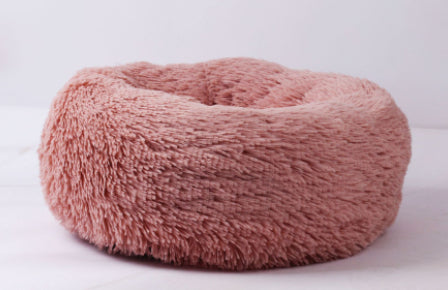 Round Plush Dog Bed for Small Dogs and Puppies - My Store