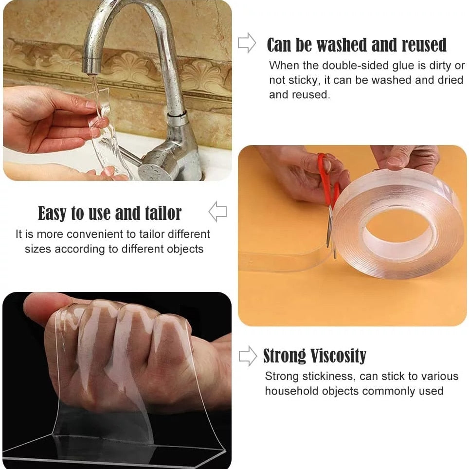 Nano Tape Double Sided Tape Transparent - My Store